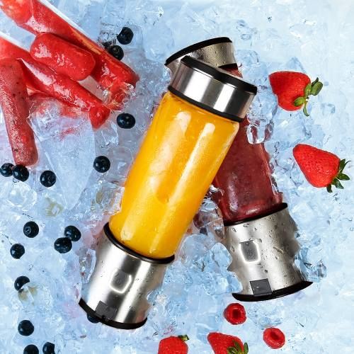 فروشگاه آنلاین نخلینو   - مخلوط کن 6 تیغه پاورولوژی جویسر شارژی Powerology 6 Blades Portable and Rechargeable Juicer and Blender
